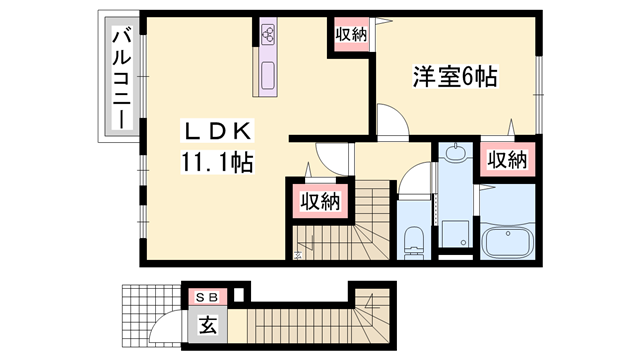 物件間取画像
