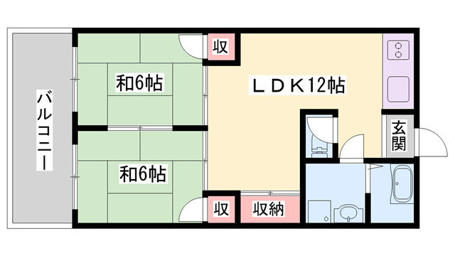 物件間取画像