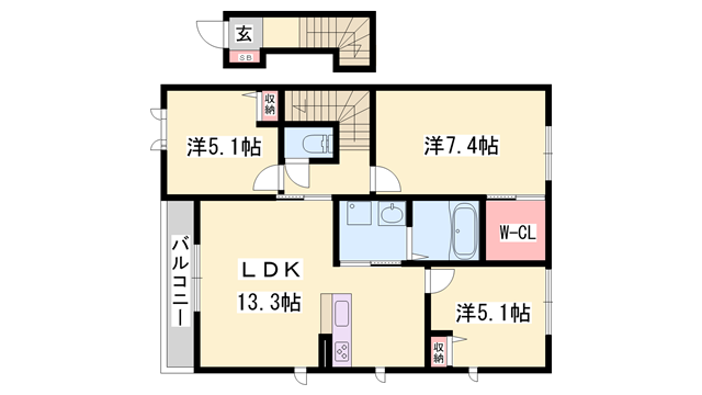 物件間取画像