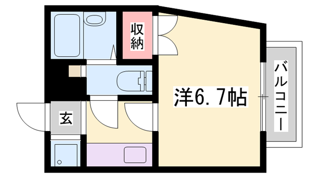 ジュネス白国の物件間取画像