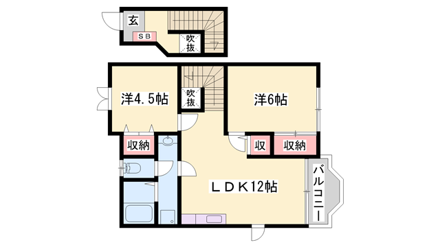 物件間取画像