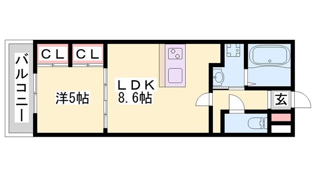 物件間取画像