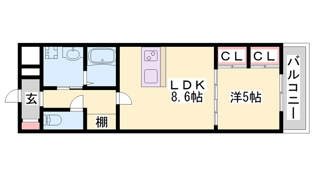 物件間取画像