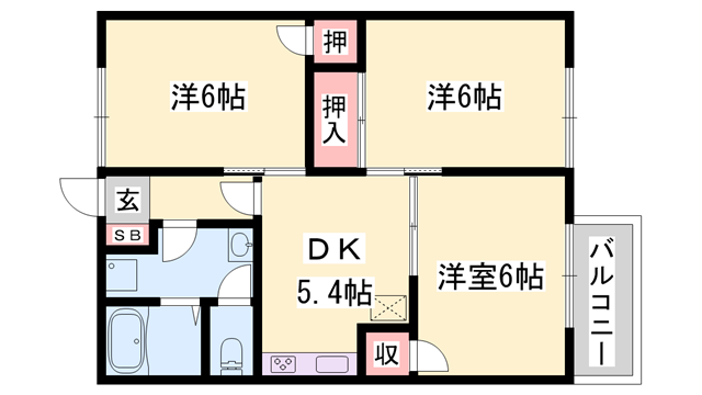 物件間取画像