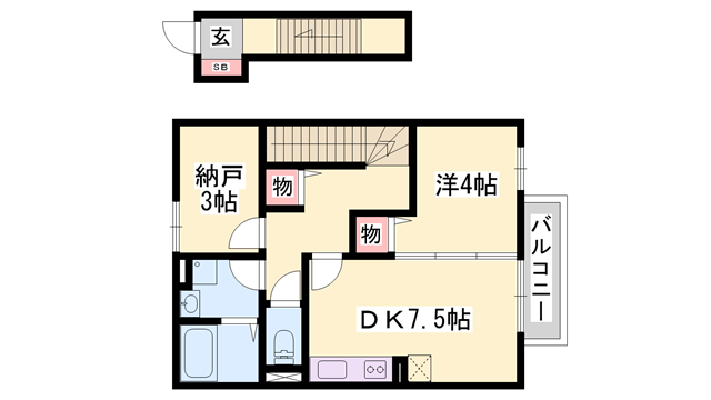 物件間取画像