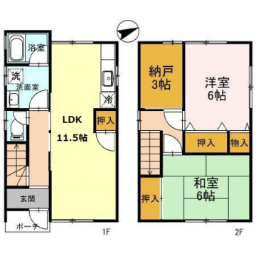 物件間取画像