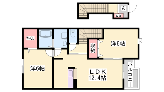 物件間取画像