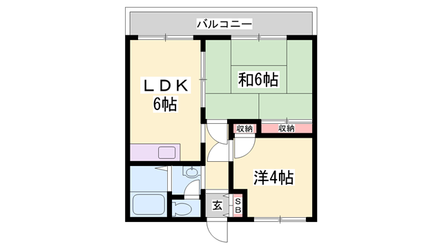 物件間取画像