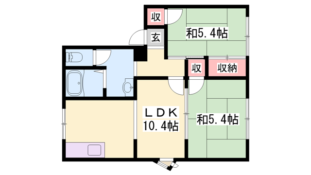 物件間取画像