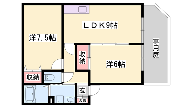 物件間取画像