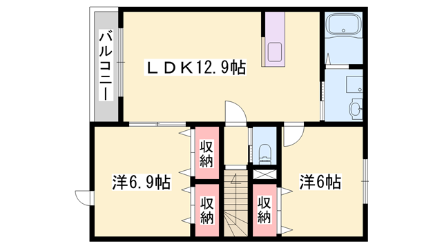 物件間取画像
