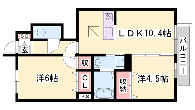 物件間取画像