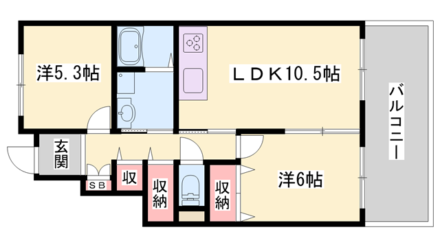 物件間取画像