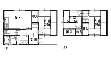 物件間取画像