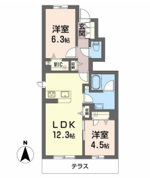 物件間取画像