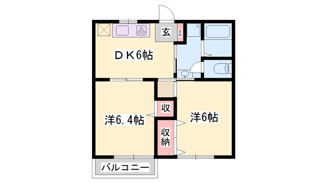 物件間取画像