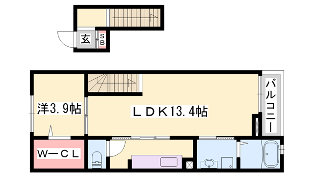物件間取画像