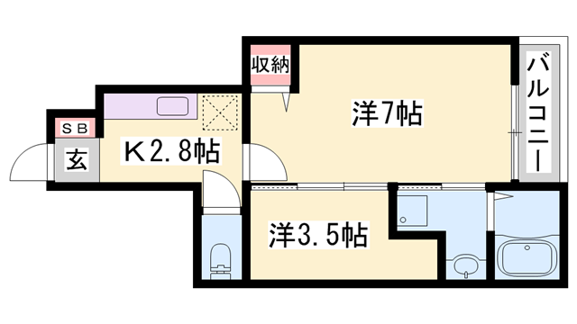 物件間取画像