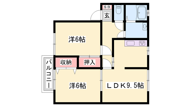 物件間取画像