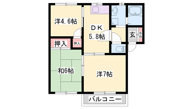 物件間取画像