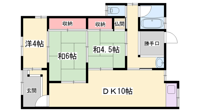 物件間取画像