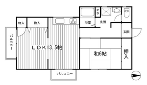 物件間取画像