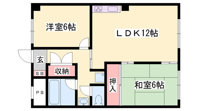 物件間取画像