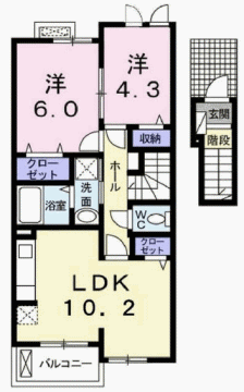 物件間取画像