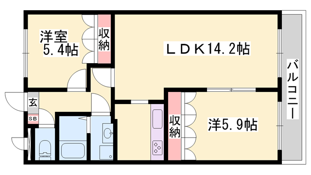 物件間取画像
