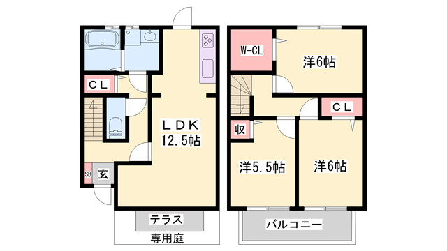 物件間取画像