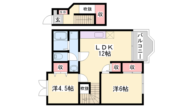 物件間取画像