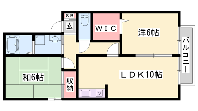 物件間取画像