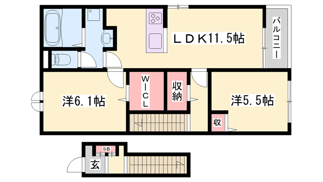 物件間取画像