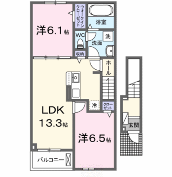 物件間取画像