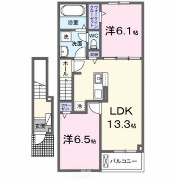 物件間取画像