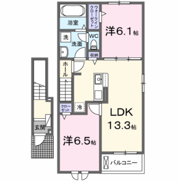 物件間取画像