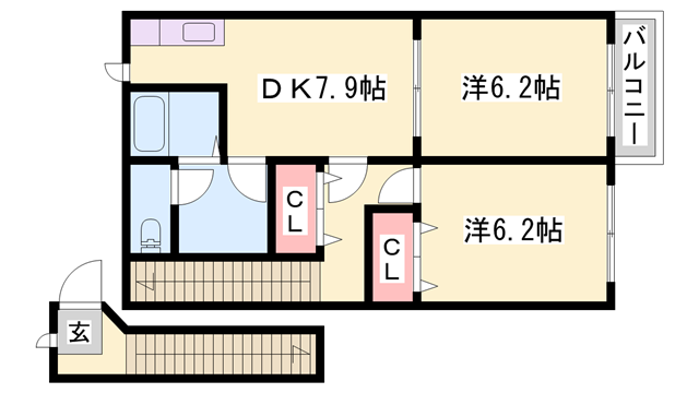 物件間取画像