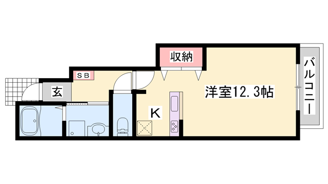 物件間取画像