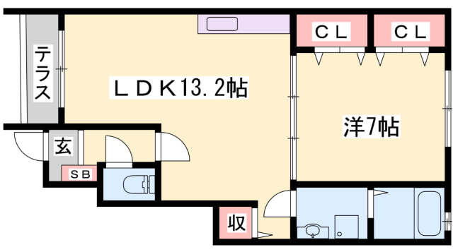 物件間取画像