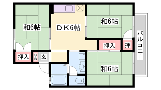 物件間取画像
