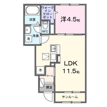 物件間取画像