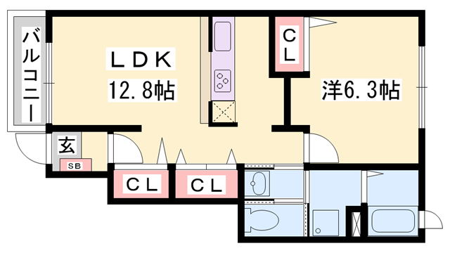 物件間取画像