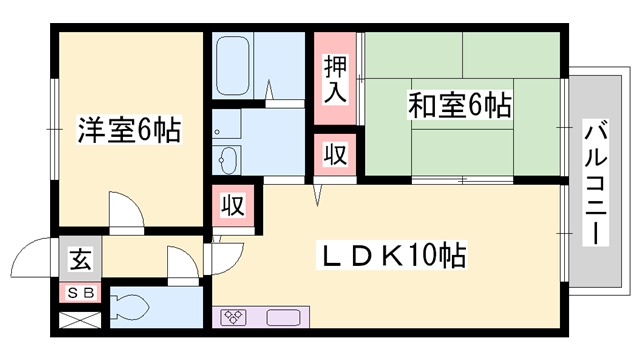 物件間取画像