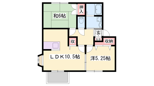 物件間取画像