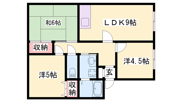 物件間取画像