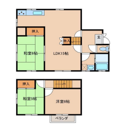 物件間取画像