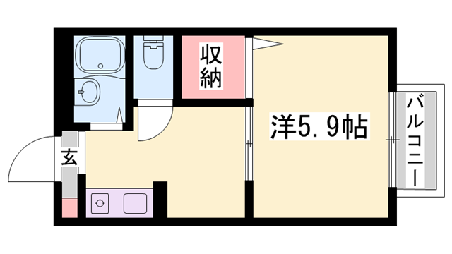 物件間取画像