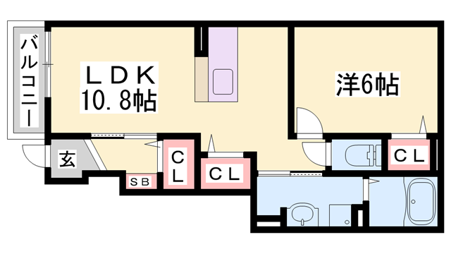 物件間取画像
