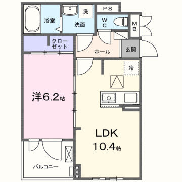 物件間取画像