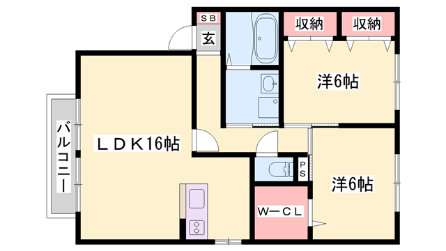 物件間取画像
